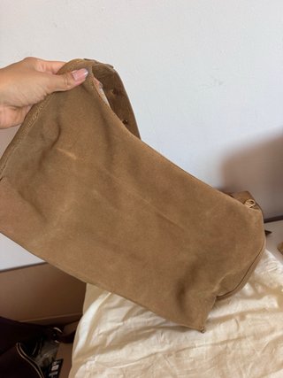 Bolso Stradivarius Piel Marrón Dorado