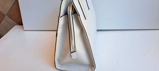 Borsa a Spalla Valentino Beige Effetto Lucertola