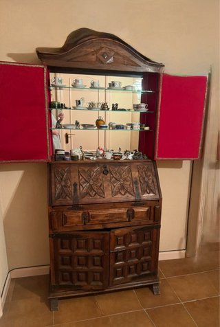 Mueble Escritorio Secreter Castellano Macizo