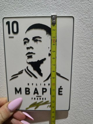 Carta 3D Mbappé 10 Francia