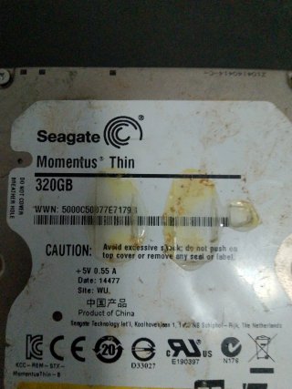 Disco Duro Seagate Momentus Thin 320GB
