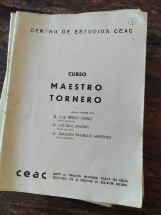 Curso Maestro Tornero CEAC