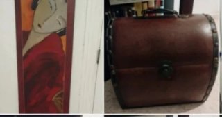 Conjunto comedor: mesa + 4 sillas y estantería