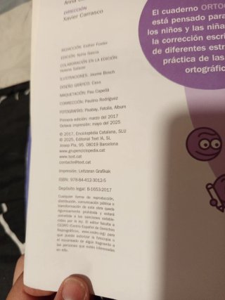 Ortogrup lila castellano y catalan