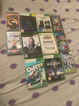 Lote Juegos Xbox 360 y PSP