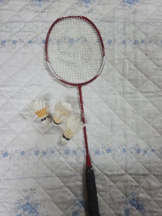 Raqueta Badminton Artengo 710 + 3 Volantes
