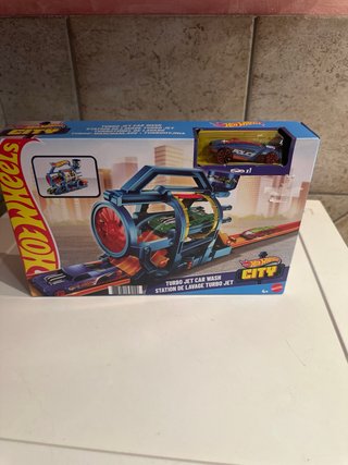 Pista Hot Wheels Turbo Jet Car Wash City