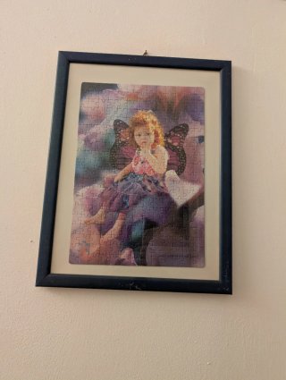Puzzle incorniciato con bambina