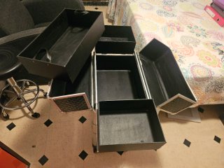Maletín Peluquería Profesional Negro y Plata