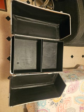 Maletín Peluquería Profesional Negro y Plata