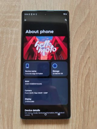 Motorola Edge 50 fusion 256GB Azul Bosque