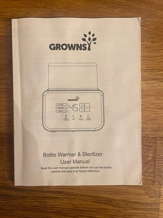 Calienta biberones y esterilizador GROWNSY