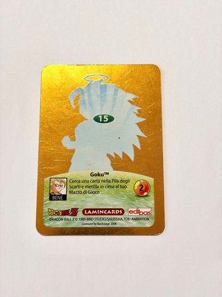 Carte Dragon Ball Z Supersayan Goku