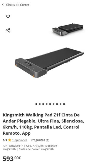 Cinta de Andar Plegable