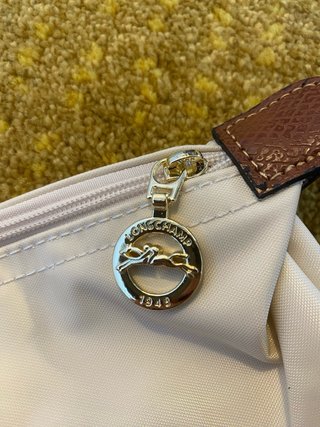 Bolsa Longchamp Bege Nova