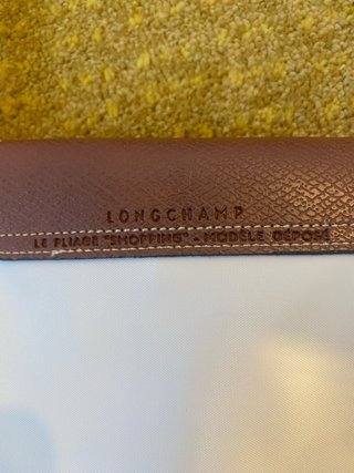 Bolsa Longchamp Bege Nova