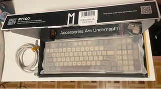 Teclado Mecánico Epomaker RT100 Beige/Marrón
