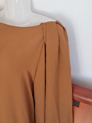 Blusa donna color tabacco