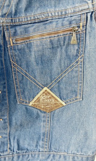 Gilet uomo denim Roy Roger's, tg M, blu, vintage