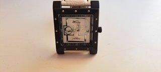 Orologio Cronotime Rettangolare Nero Ref. 12130G