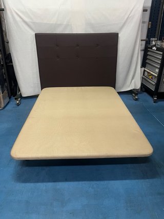 Base tapizada + colchón viscoelástico 135x190