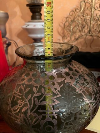Vaso Art Déco Argento