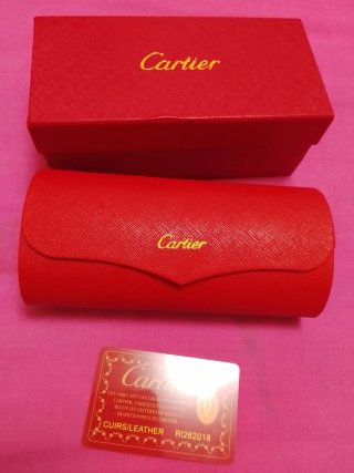 Gafas Cartier Mujer Marrón y Dorado
