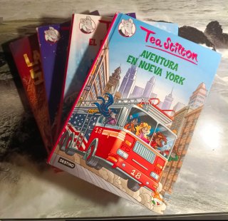 Colección de libros de Tea Stilton.