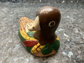 2 Patos de Escayola. Pintados a mano con detalles