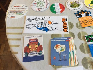 Lote de pegatinas coleccionistas. 0,77 unidad