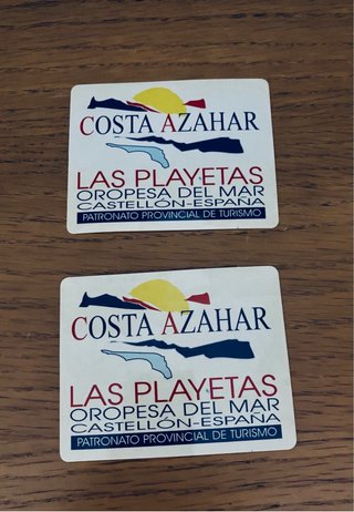 Lote de pegatinas coleccionistas. 0,77 unidad