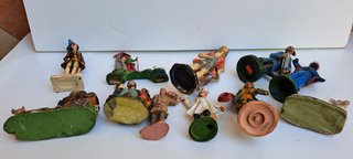 Lotto Statuine Presepe Vintage anni 80 (11 Pezzi)