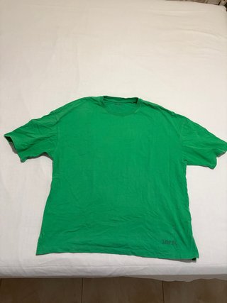 Camiseta verde Bershka talla única