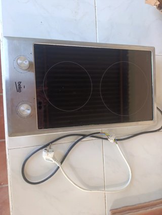 Placa Vitrocerámica 2 Fuegos Beko -Modular /Dominó