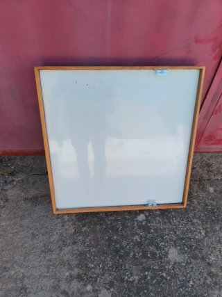 Espejo Madera Vintage Cuadrado