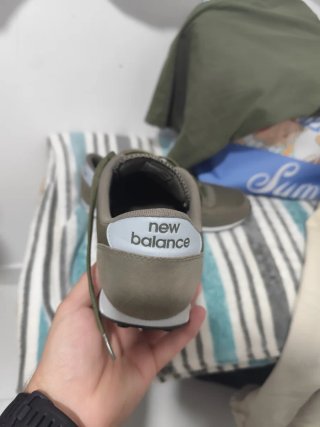 Zapatillas New Balance Verde y Gris