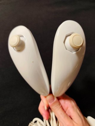 Pacchetto 2 Nunchuk Nintendo Wii