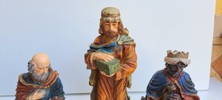 Set Presepe Vintage Tre Re Magi (3 Pezzi) – Resina