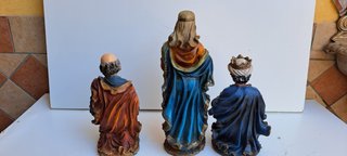 Set Presepe Vintage Tre Re Magi (3 Pezzi) – Resina