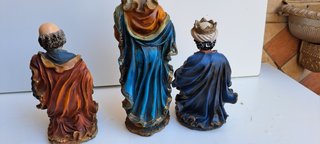 Set Presepe Vintage Tre Re Magi (3 Pezzi) – Resina