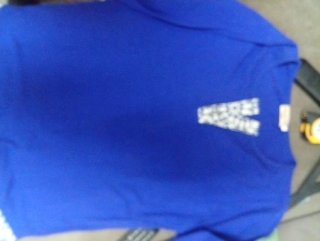 Blusa Azul Eléctrico con Detalles Blancos - Ideias