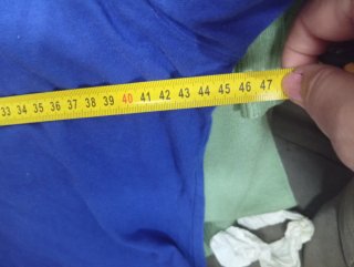 Blusa Azul Eléctrico con Detalles Blancos - Ideias