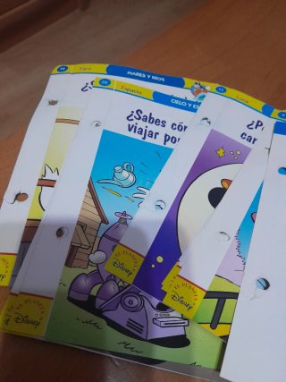 Archivador con fichas disney planeta agostini