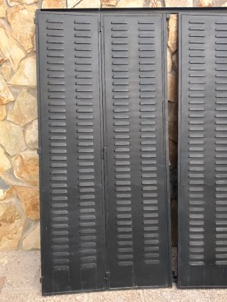 Contraventanas puerta jardín(100€) y ventana(50€)