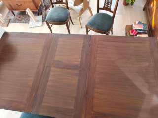 Mesa comedor extensible teca Banak