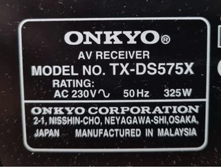 Home Cinema Onkyo TX-DS575X + Altavoces JBL
