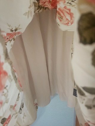 Vestido SHEIN flores volantes