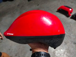 Casco bici infantil rojo talla S