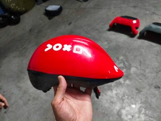 Casco bici infantil rojo talla S
