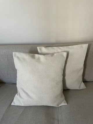 Cuscini divano 52x52 beige